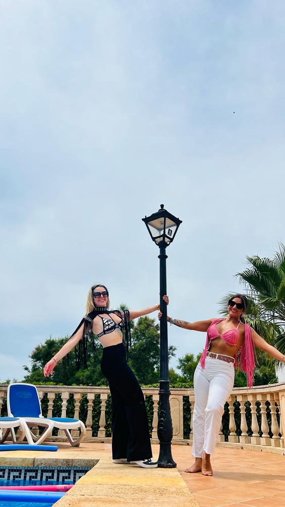 Conjunto de Macramé Top + Falda Amistad de Rouse