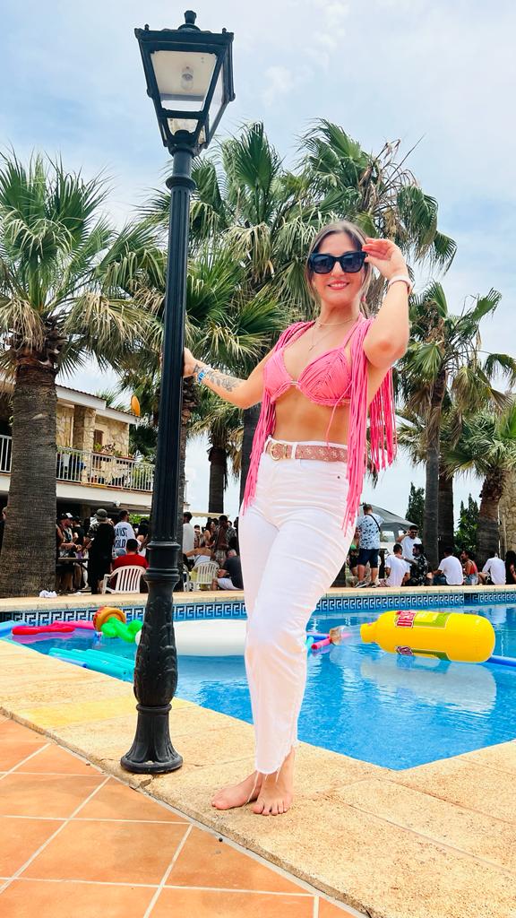 Conjunto de Macramé Top + Falda Amistad de Rouse